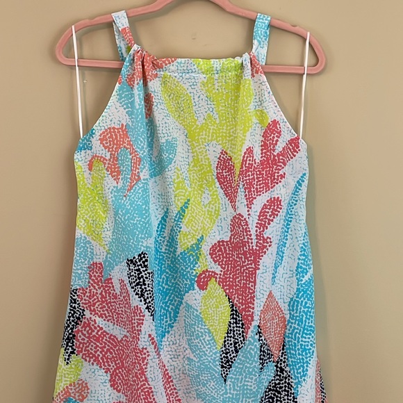 Crown & Ivy Ladies Halter Ribbon Tie Dress Multi Color Size PL - Picture 3 of 6